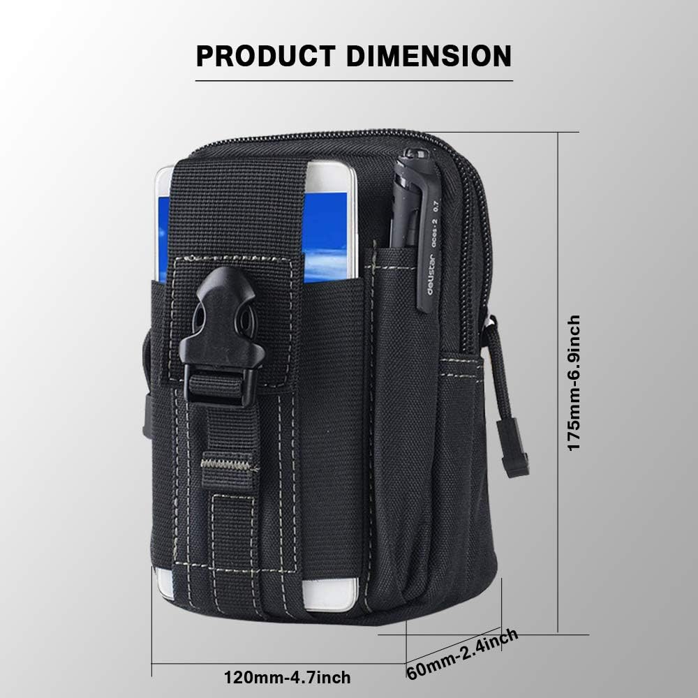 Tactical Molle Belt Pouch Mili - Phone Accessories Are ulasan dan harga