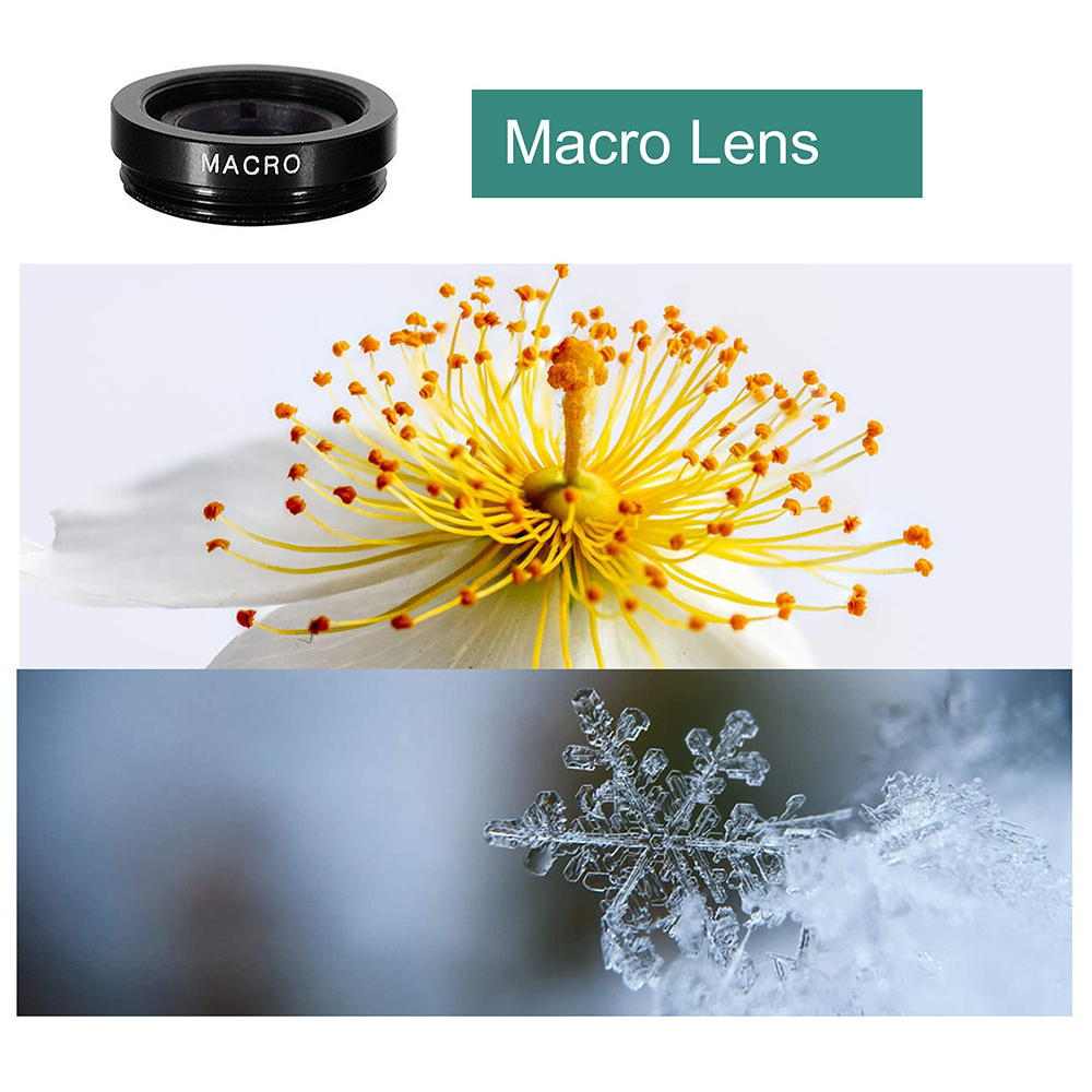 Universal 3 in 1 Fish Eye Lens - Lens Camera Clip ulasan dan harga
