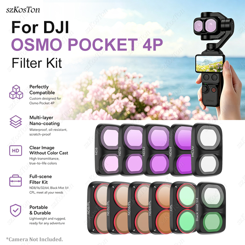 Lens Filter Kit for DJI Osmo P - Lens Camera Clip ulasan dan harga