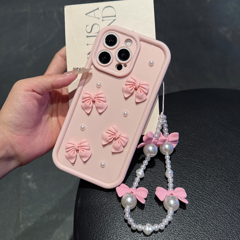 Pink Phone Case With Bowknot P - Phone Accessories For Girls ulasan dan harga