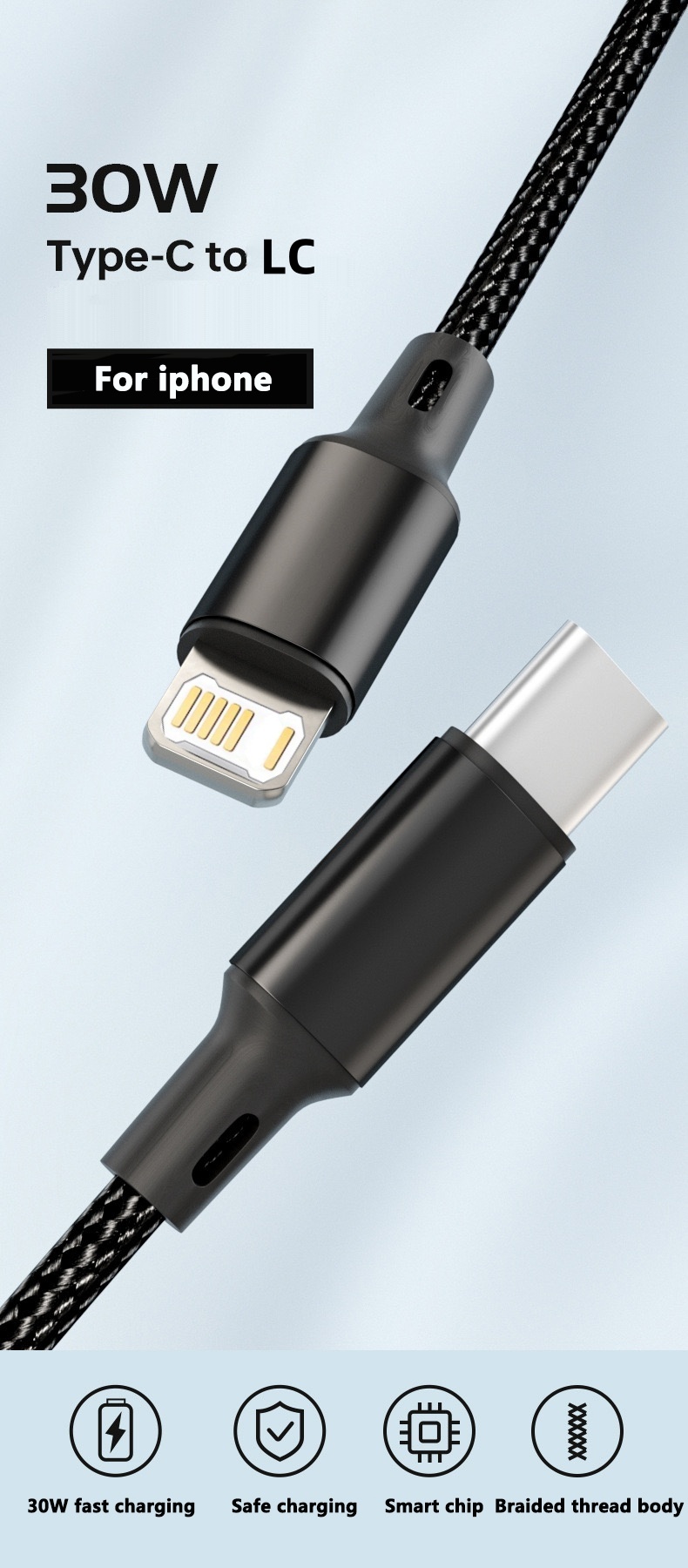 PD 30W USB Cable For iPhone 14 - Phone Accessories Online ulasan dan harga