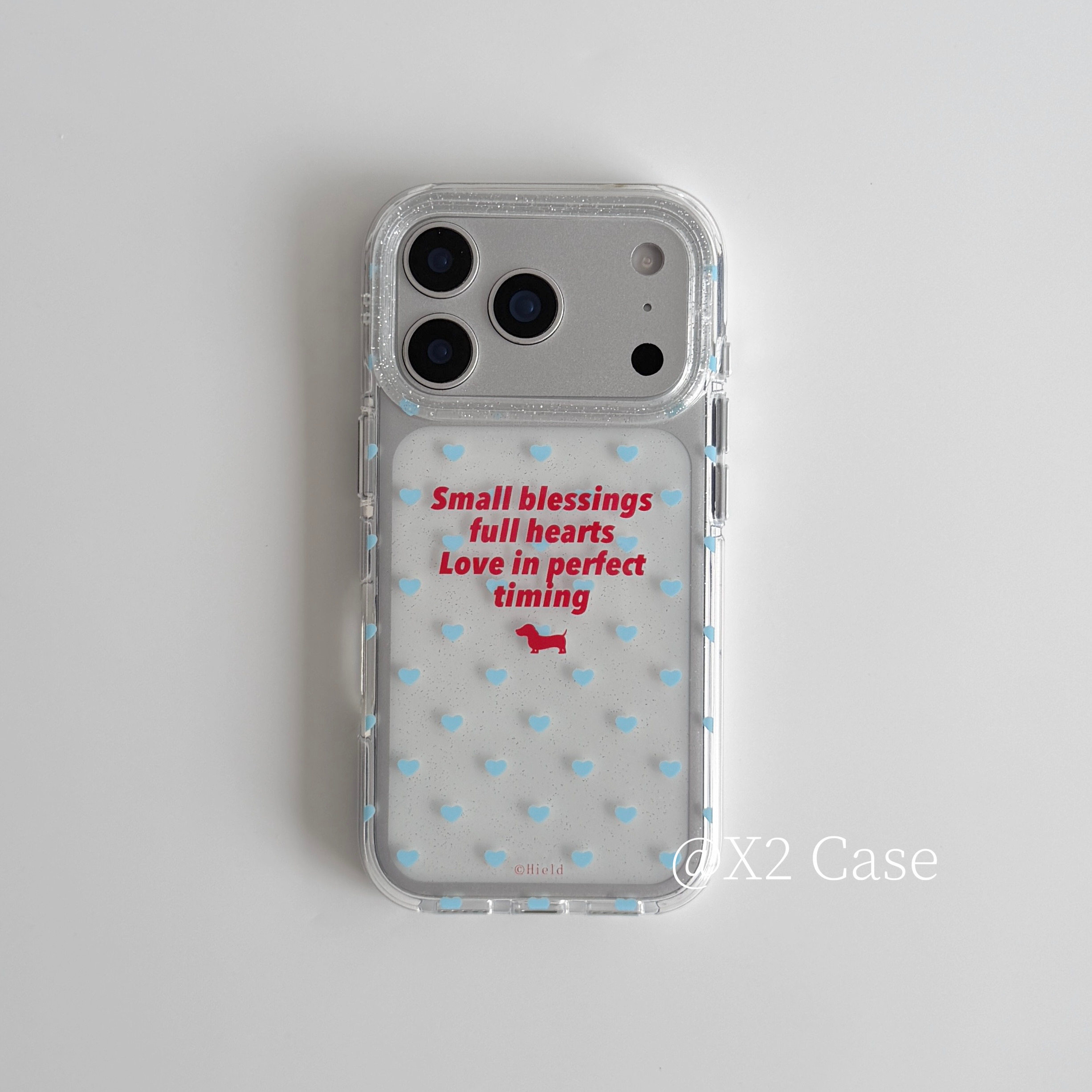Ins Blue Love English Shining  - Phone Accessories For Girls ulasan dan harga