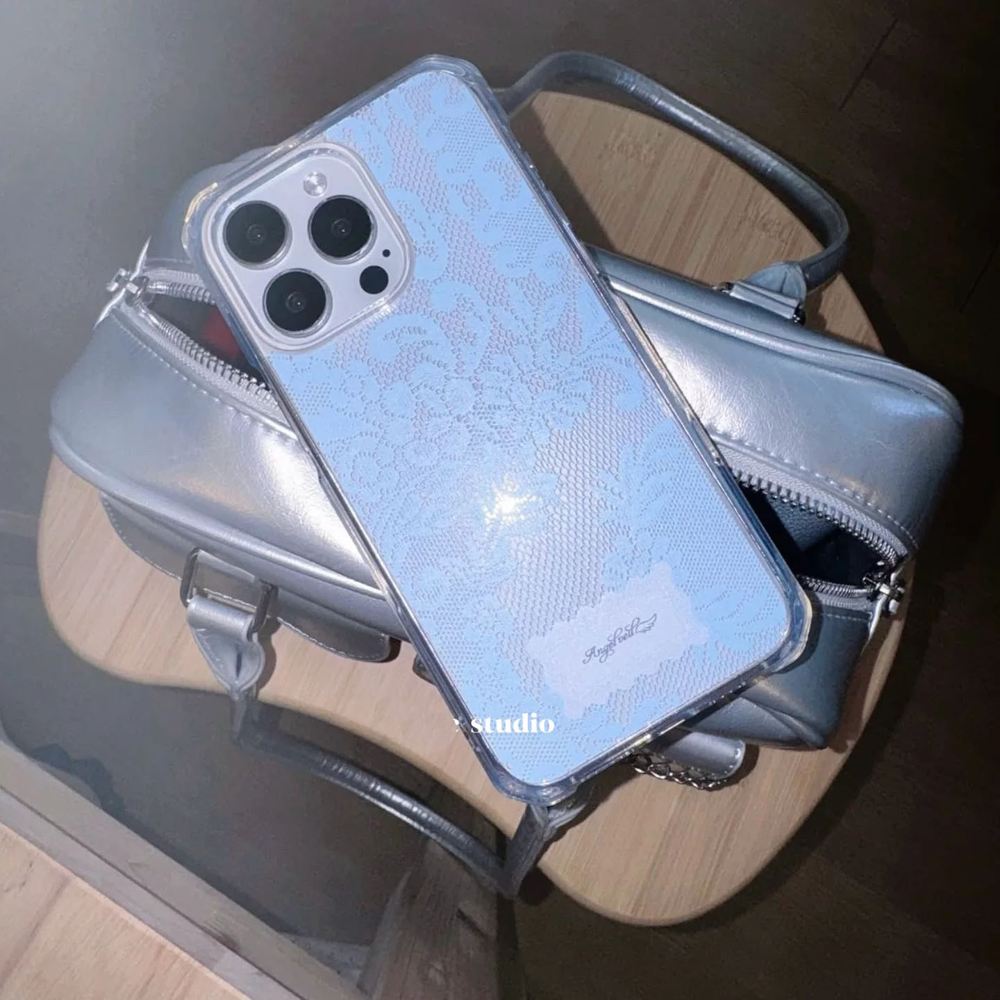 Korean Ins Colored Lace Sweet  - Phone Accessories For Girls ulasan dan harga