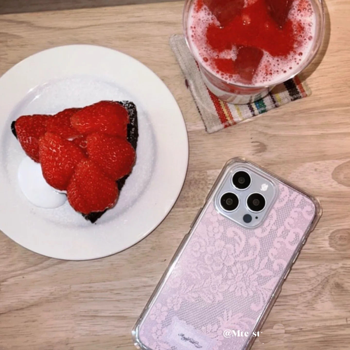 Korean Ins Colored Lace Sweet  - Phone Accessories For Girls ulasan dan harga