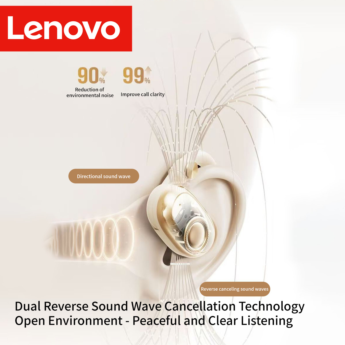 Lenovo EA366 Earhook Headphone - Phone Accessories Amazon ulasan dan harga