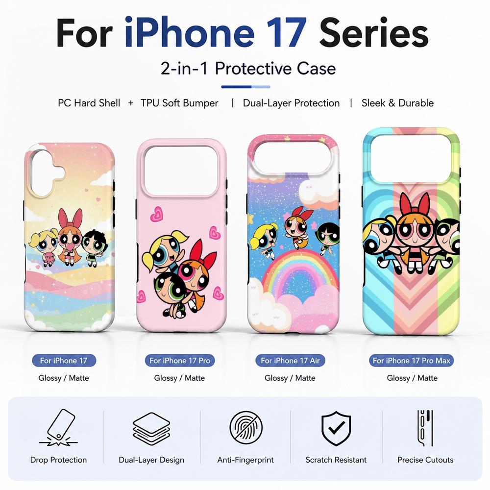 Anime P-Powerpuff Girls Phone  - Phone Accessories For Girls ulasan dan harga