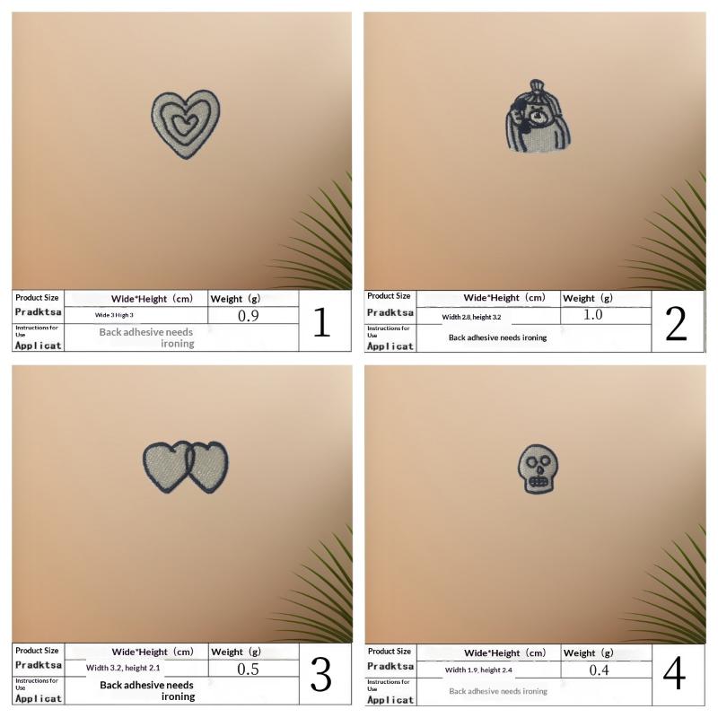 1Set Heart Cat Skull Birds Emb - Phone Accessories Are ulasan dan harga