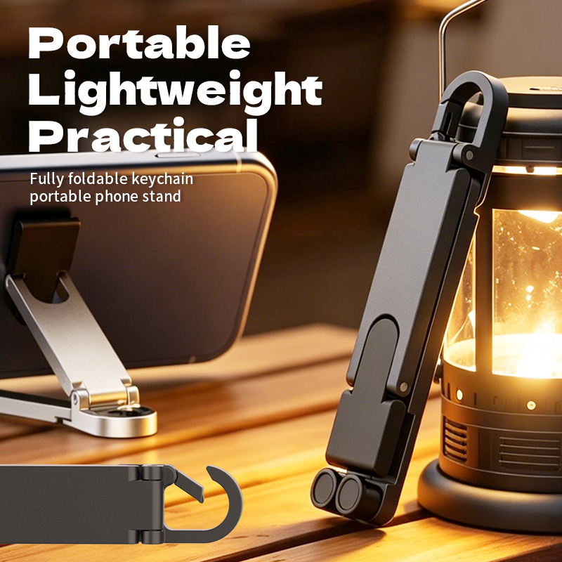 Foldable Phone Stand Keychain, - Phone Accessories For Photography ulasan dan harga