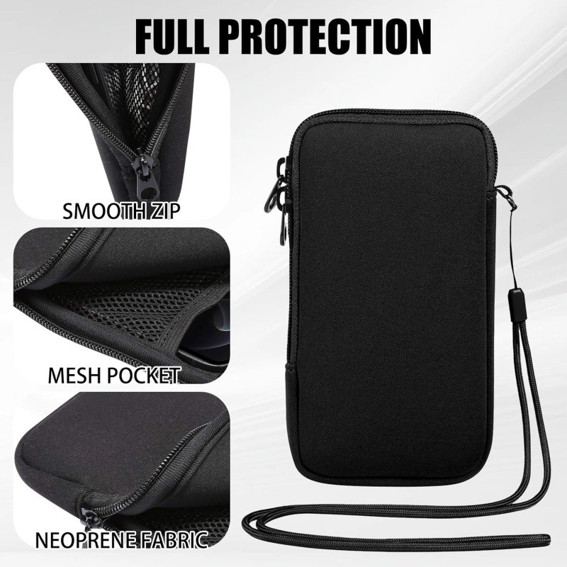 Neoprene Phone Pouch With Lany - Waterproof Phone Bag ulasan dan harga