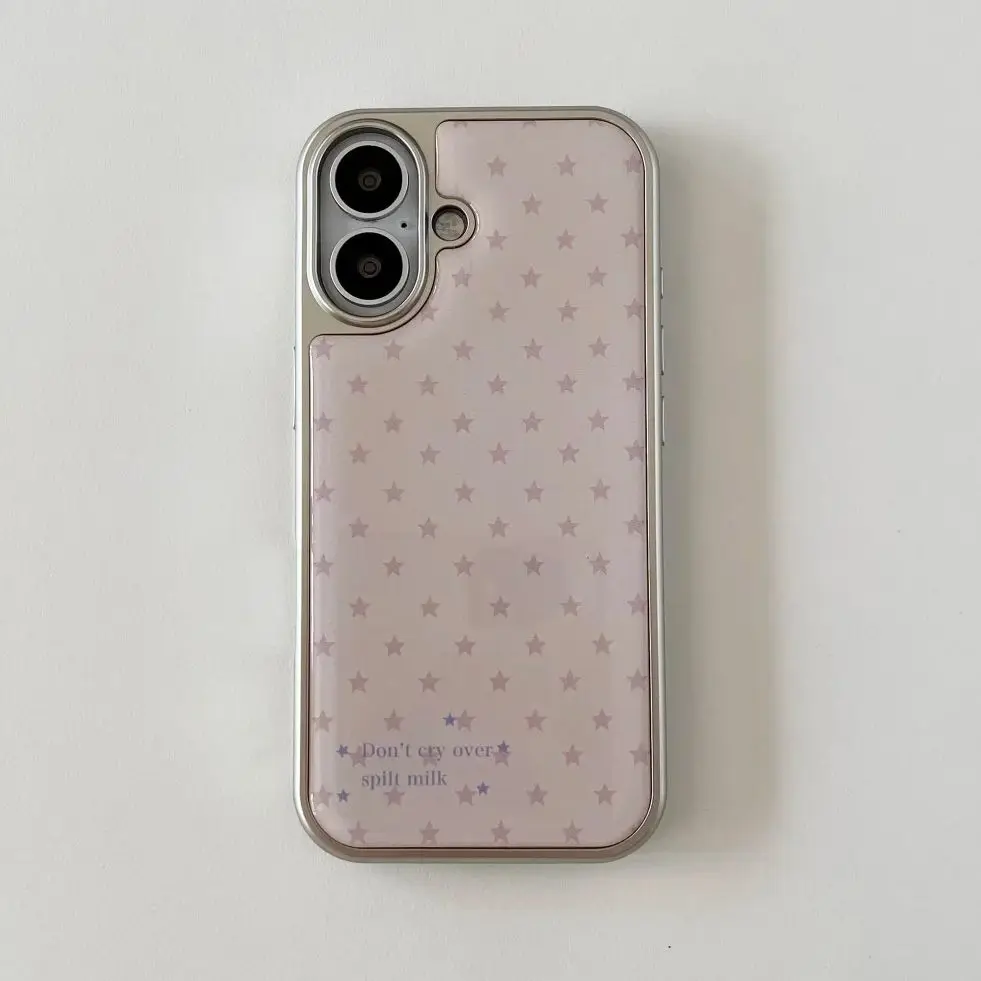 Korean Ins Girl Heart Pink Sta - Phone Accessories For Girls ulasan dan harga
