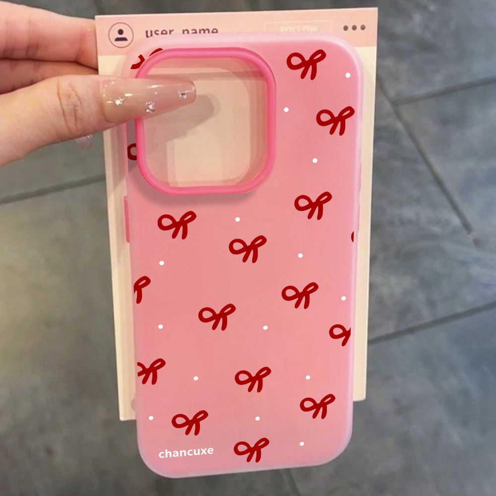 Minimalist Bow Girl INS Phone  - Phone Accessories For Girls ulasan dan harga