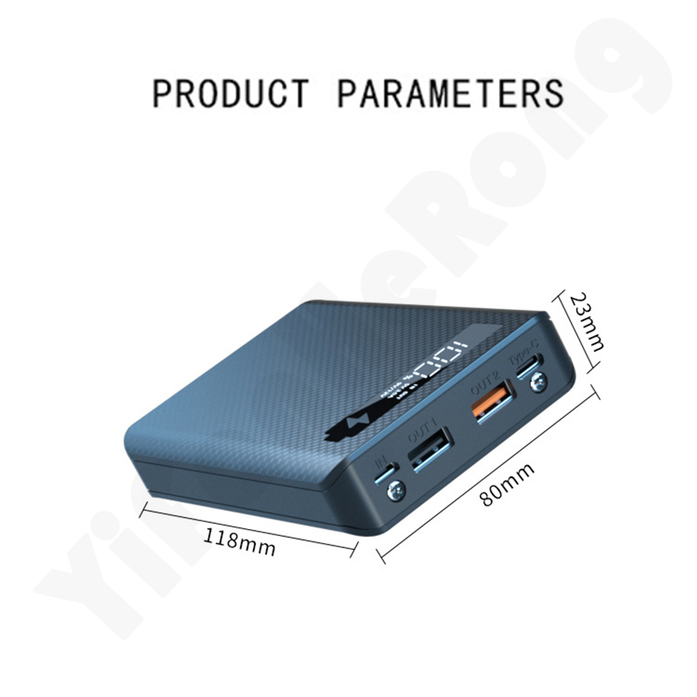 DIY Power Bank Case 5*18650 Ba - Led Flash Case ulasan dan harga
