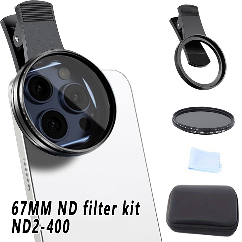 67mm Clip-on ND2-400 Phone Cam - Lens Camera Clip ulasan dan harga