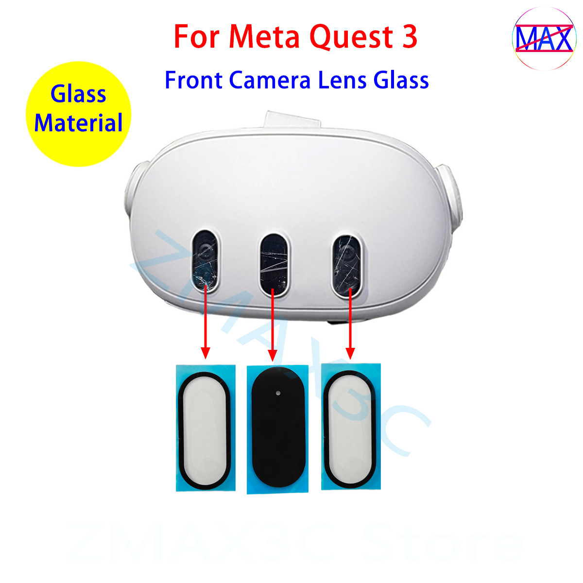 For Meta Quest 3 VR Headset Ca - Lens Camera Clip ulasan dan harga