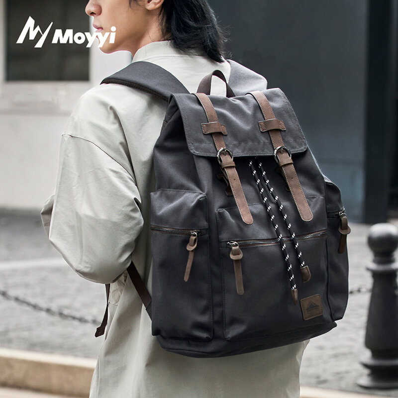 MOYYI 27L Large Flap Backpack  - Waterproof Phone Bag ulasan dan harga