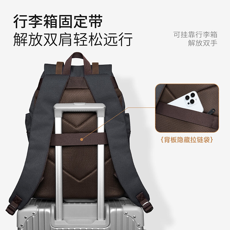 MOYYI 27L Large Flap Backpack  - Waterproof Phone Bag ulasan dan harga
