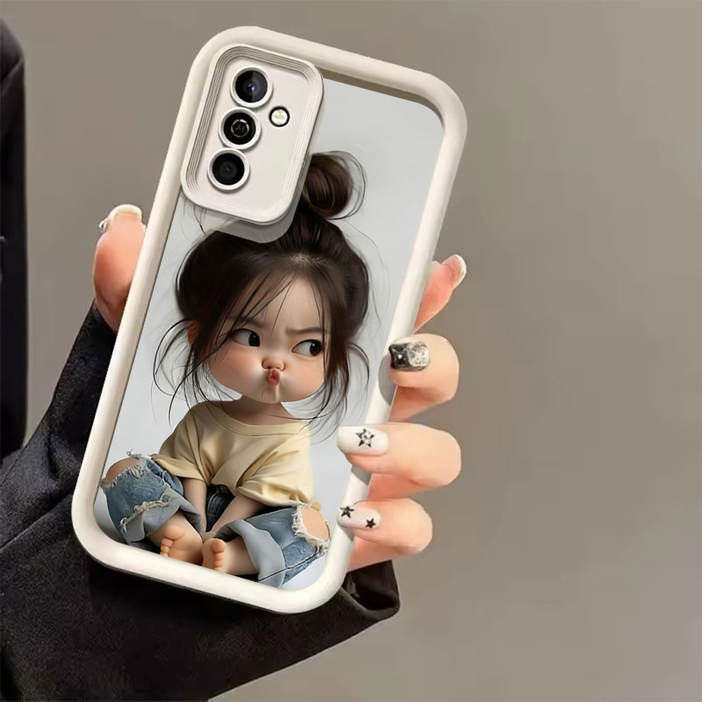 Meatball Head Girl Silicone Sh - Phone Accessories For Girls ulasan dan harga