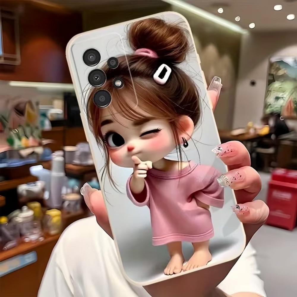 Cute Cartoon Girl Pattern Desi - Phone Accessories For Girls ulasan dan harga