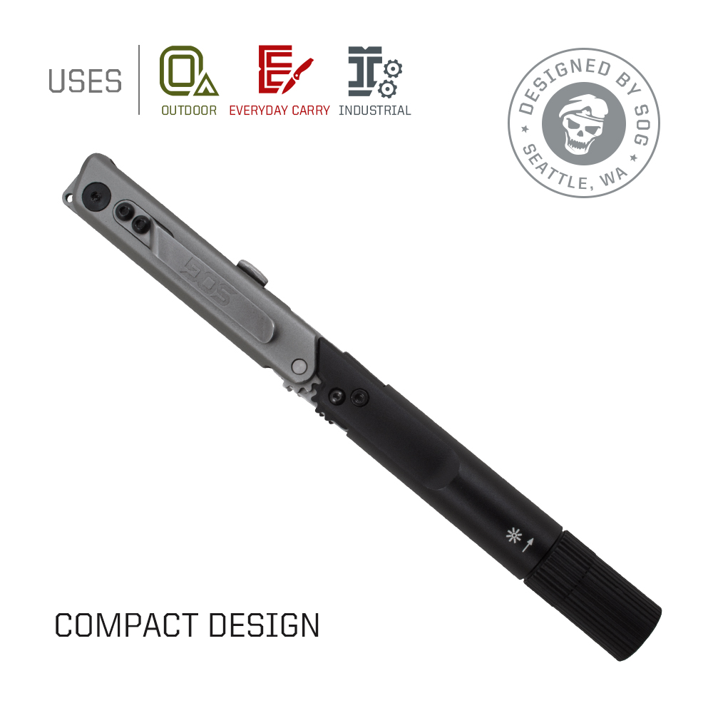 SOG BATON Q2 4 in 1 Multi-Tool - Led Flash Case ulasan dan harga
