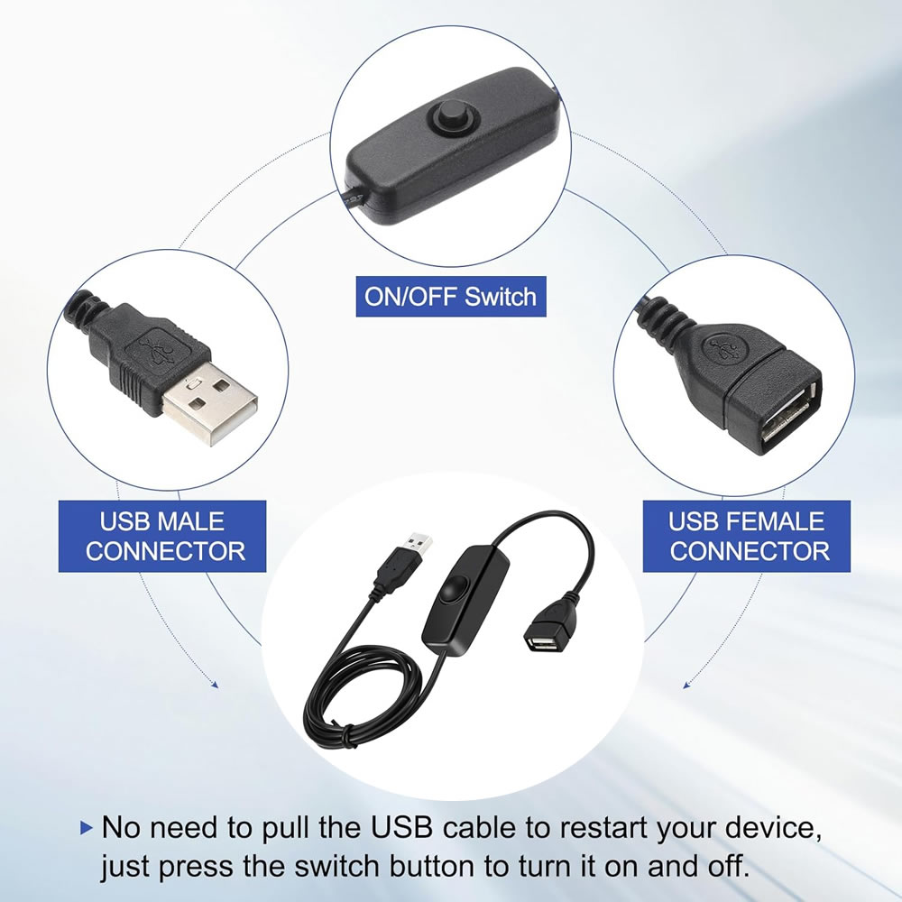 1M/2M USB Male to Female Exten - Led Flash Case ulasan dan harga