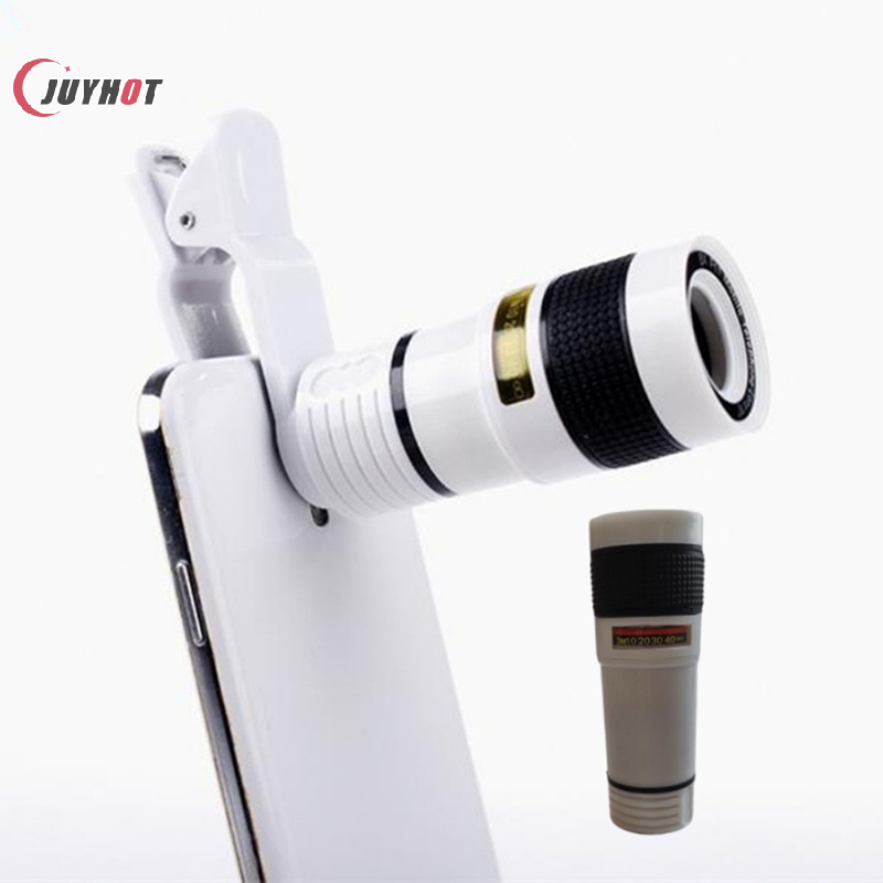 8X Long Focus Mobile Phone Len - Lens Camera Clip ulasan dan harga