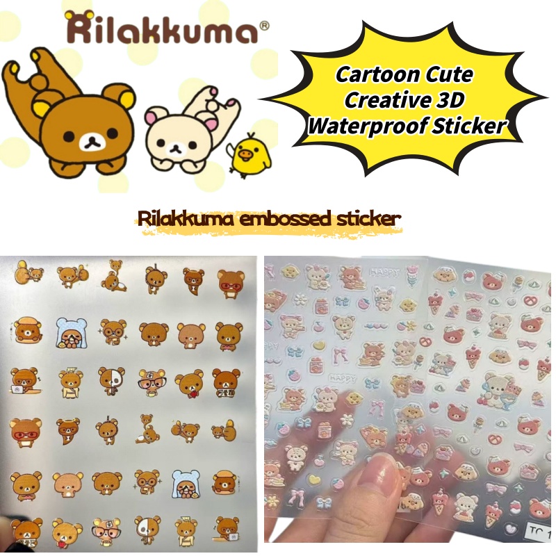 Cartoon Cute Relaxed Bear Nail - Phone Accessories For Photography ulasan dan harga